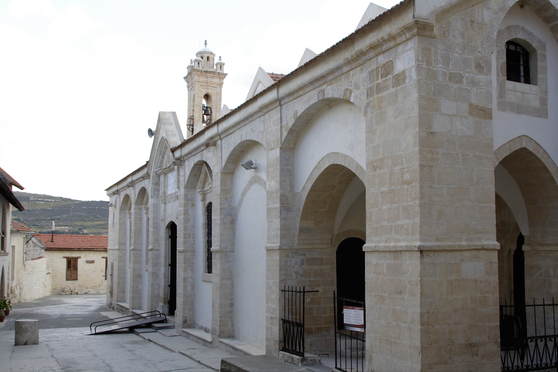 The monastery lies at the heart of Omodos.
